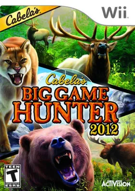 Cabela's Big Game Hunter 2012 box cover front